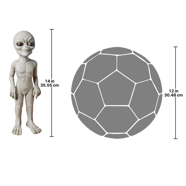 Design Toscano The Out Of This World Alien Extra Terrestrial Statue